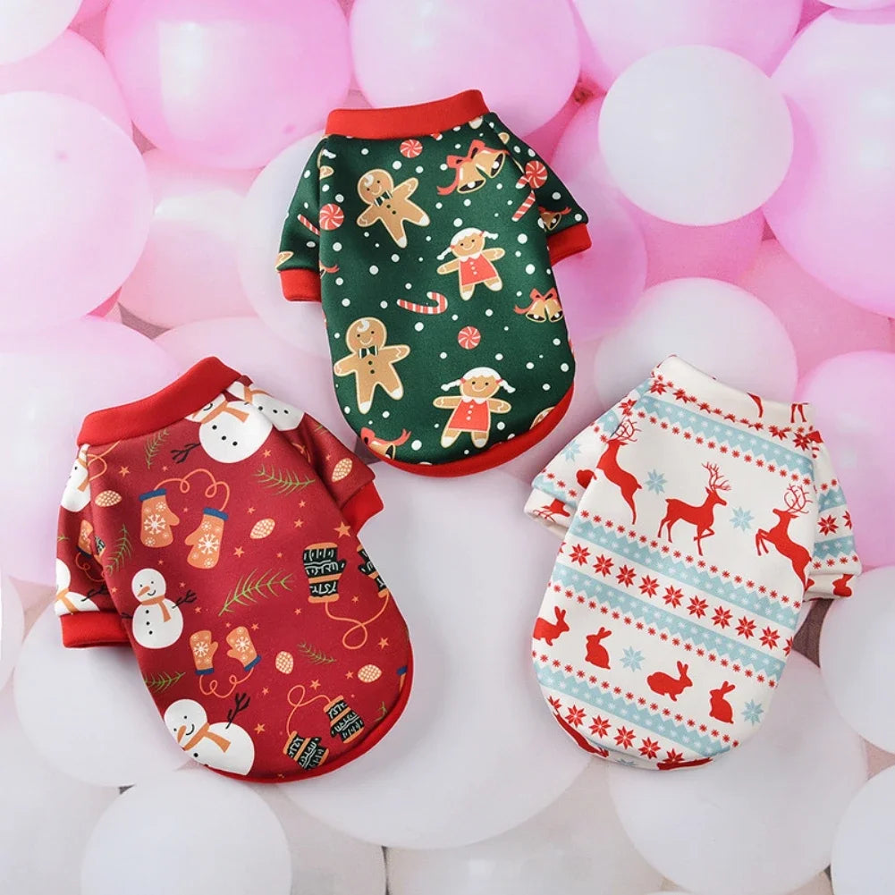 Christmas Dog Clothes & Hoodies
