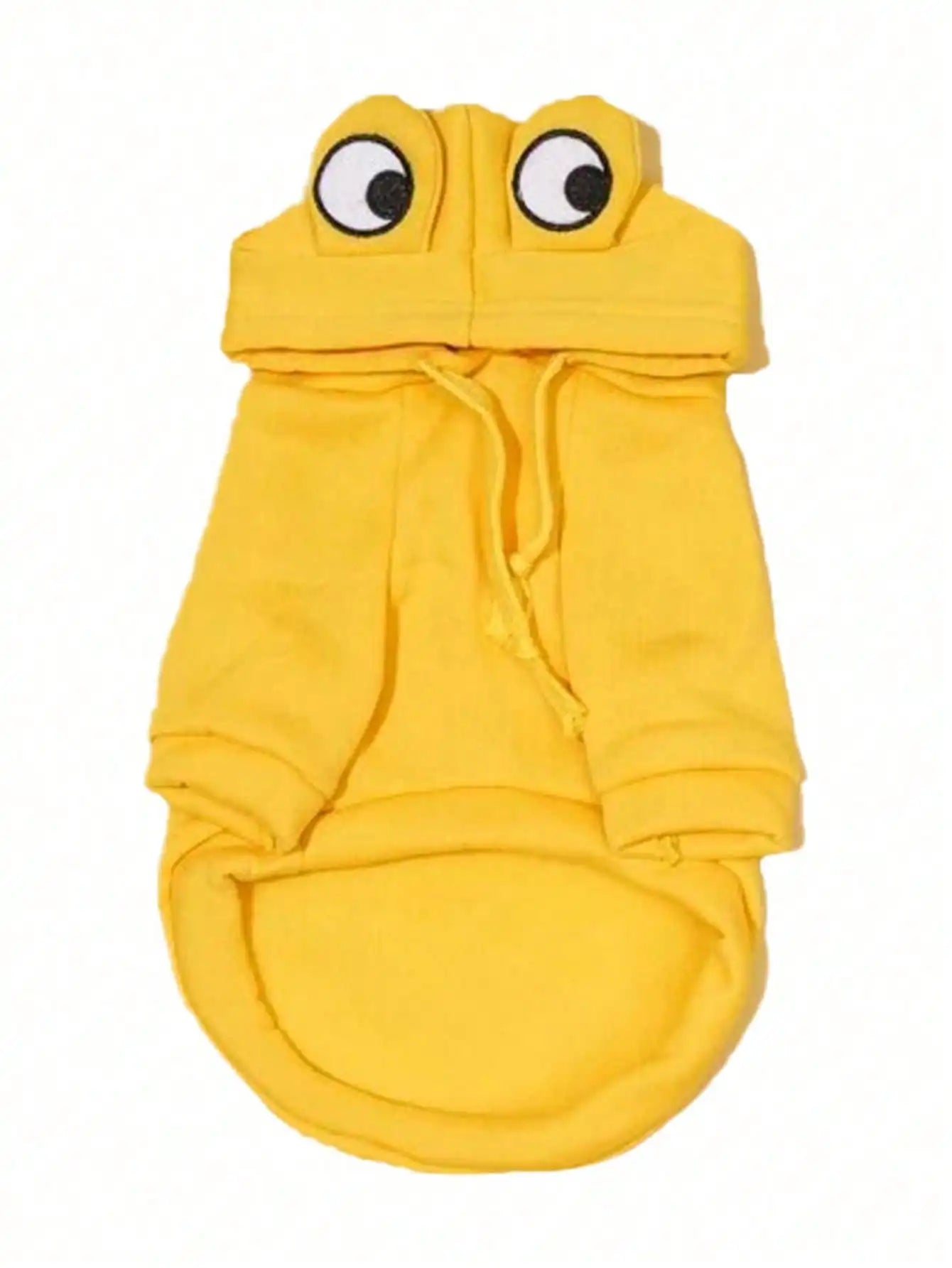 1PC Cute Green Frog Pet Sweater Hoodie with Fun Design for Small and Medium Dogs