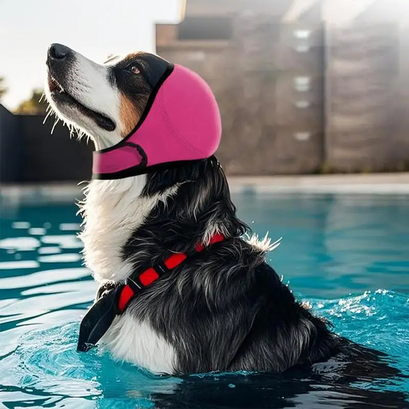 Dog Ear Protection For Bath Swim Snood For Puppy Waterproof Elastic Ear Cover