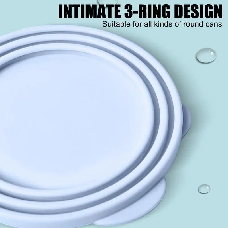 Silicone Can Cover Lids With Spoon