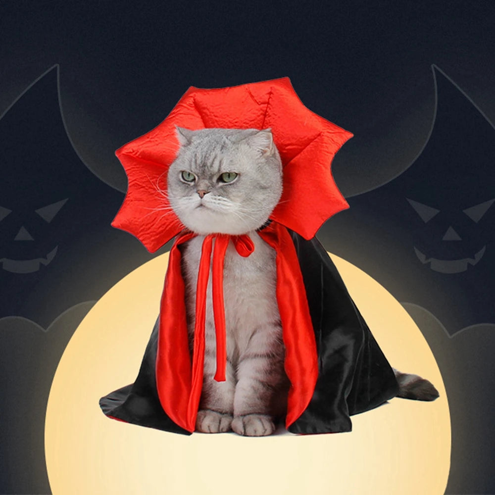 Funny Pet Role Play Vampire Cloak