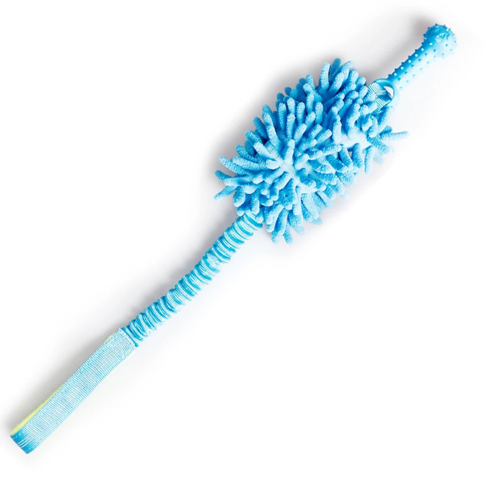 1pc Dog Plush Chew, Teeth Cleaning  Durable Training Interactive Toy