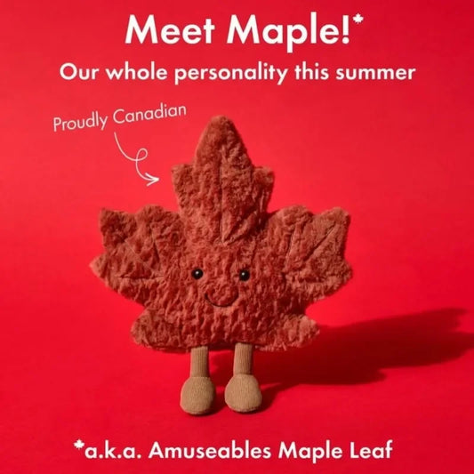 New Canada Limited Edition Maple Leaf 18cm Cartoon Doll