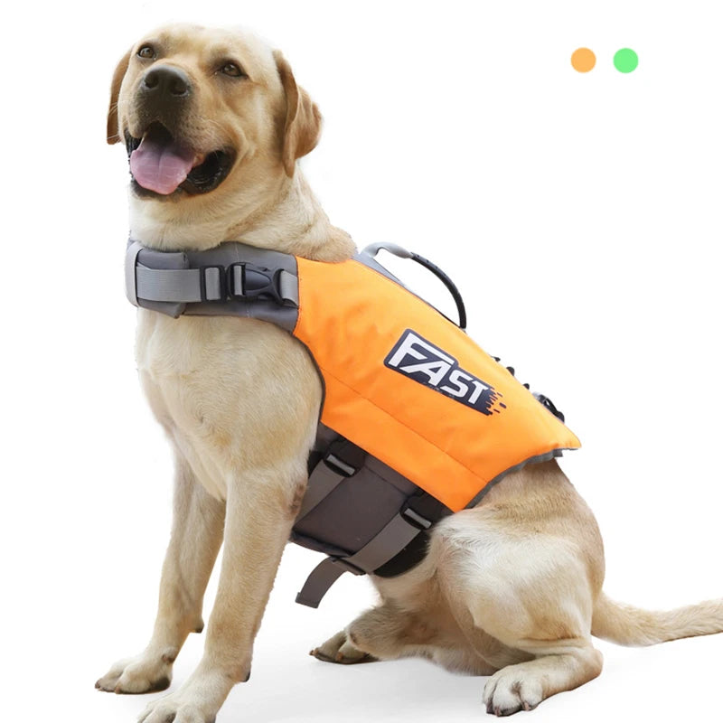 Pet Life Jacket Safety Vest for Dogs, Swim Fashion Adjustable Reflective in Pool or Surfing