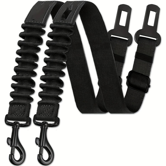 Dog Seat Belt, Retractable Car Harness, Adjustable