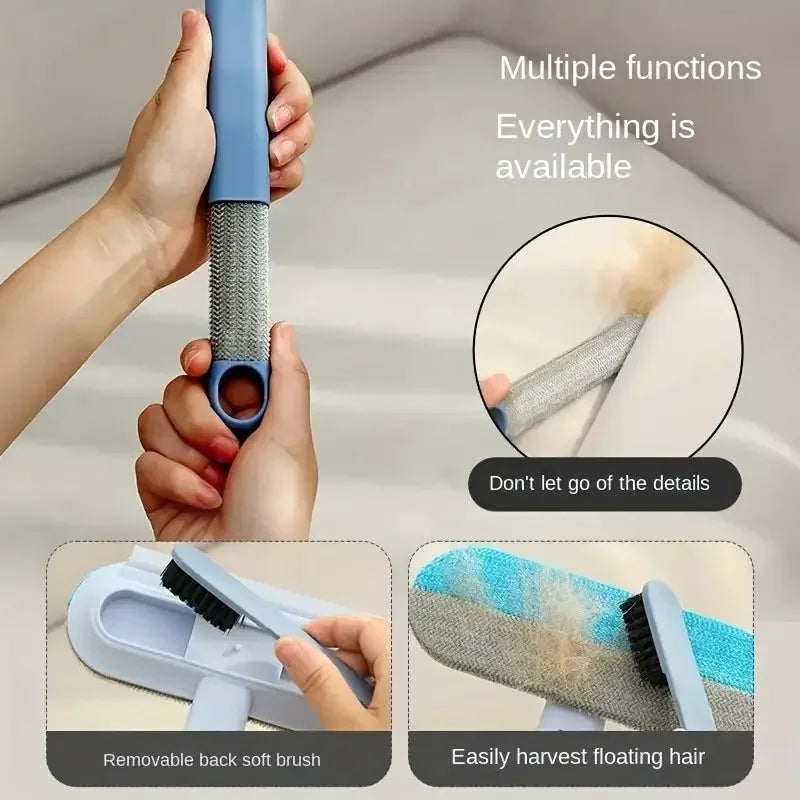 Premium Long Handle Pet Hair Brush - Gentle Shedding & Grooming Tool