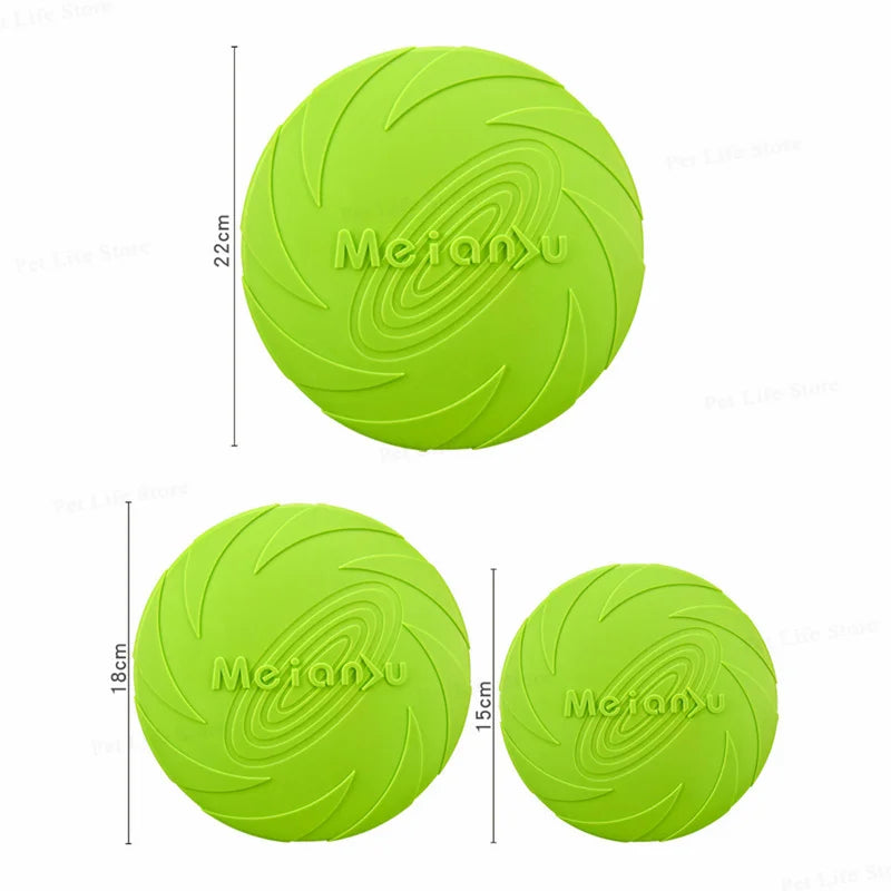 OUZEY Bite Resistant Flying Disc For Dog Multifunction Pet Puppy Training Toys