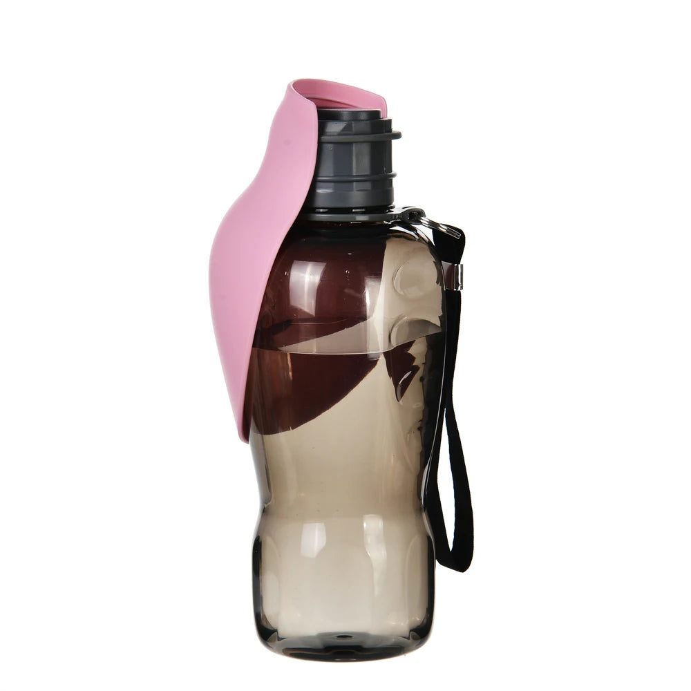800ml Protable Pet Dog Water Bottle Leakproof Puppy Drinking Bowl