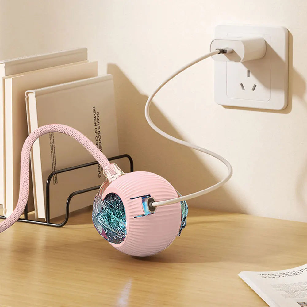 Interactive USB Cat Toy Ball