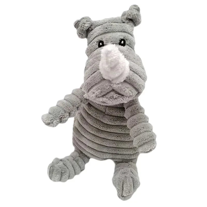 Animal Shaped Bite Resistant Squeaky Toys