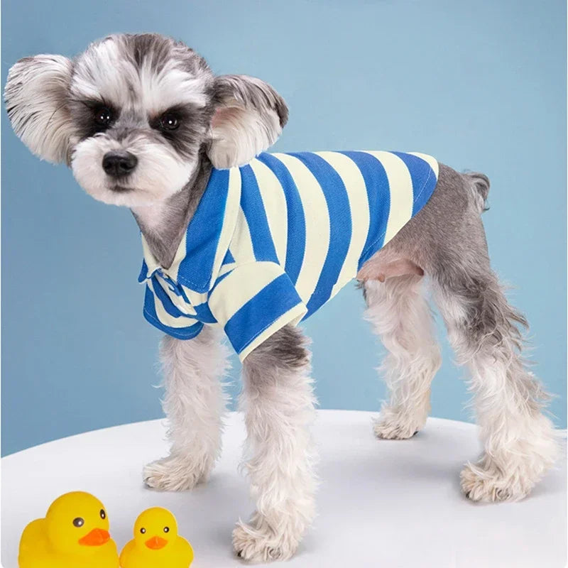 Thin Breathable Summer Polo Dog Shirts